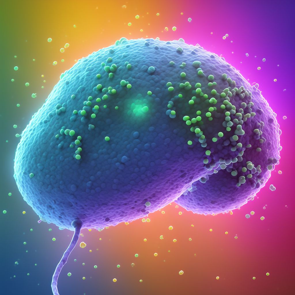 Anaplastic large cell lymphoma, ALK-negative, spleen digital illustration