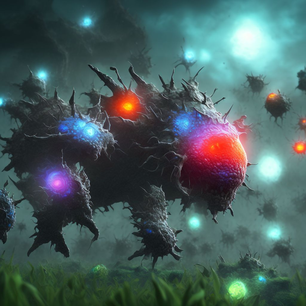 Lymphoid leukemia, unspecified, in relapse digital illustration
