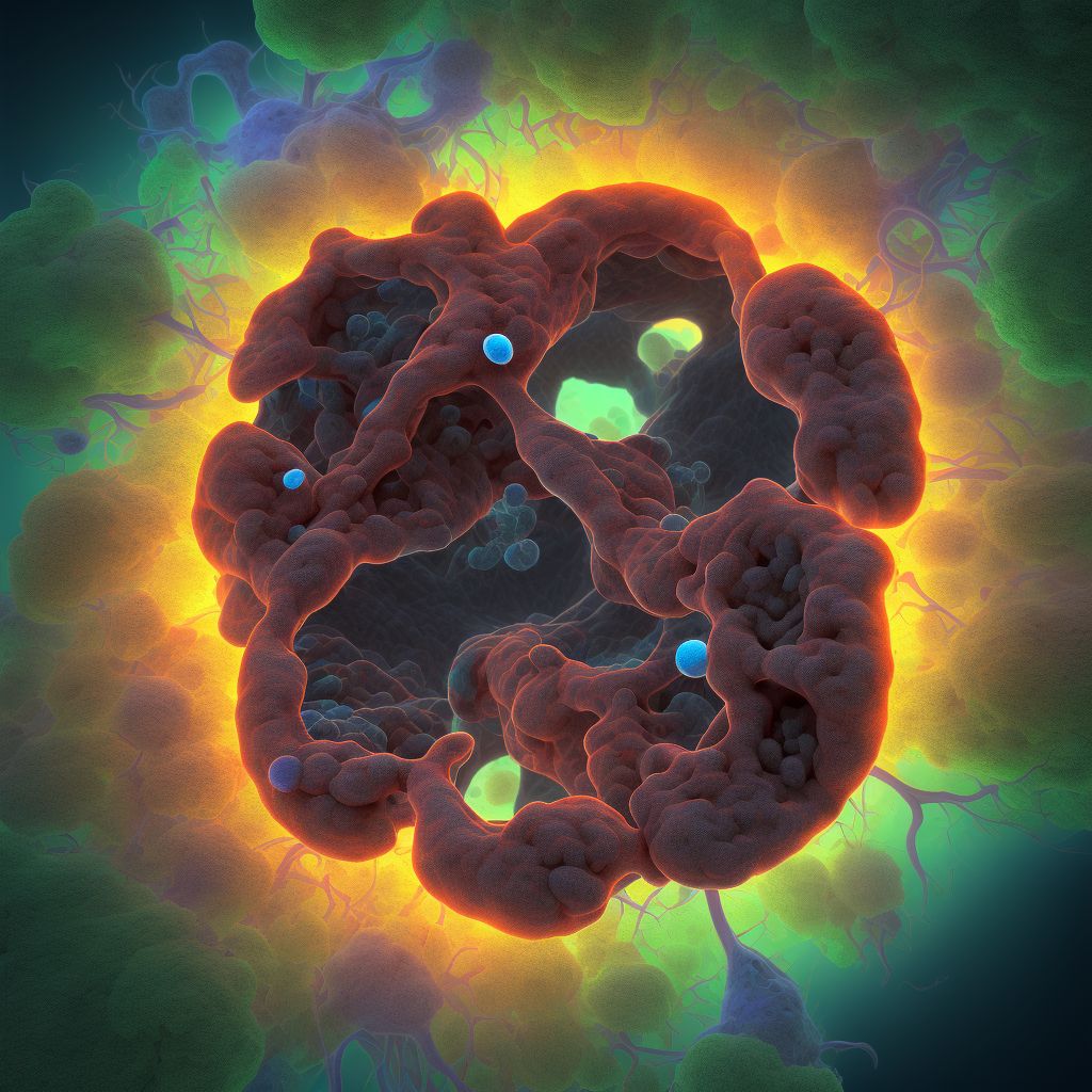 Neoplasm of uncertain behavior of unspecified ureter digital illustration