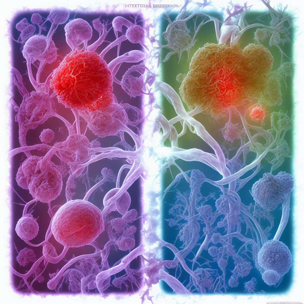 Other specified diseases of blood and blood-forming organs digital illustration