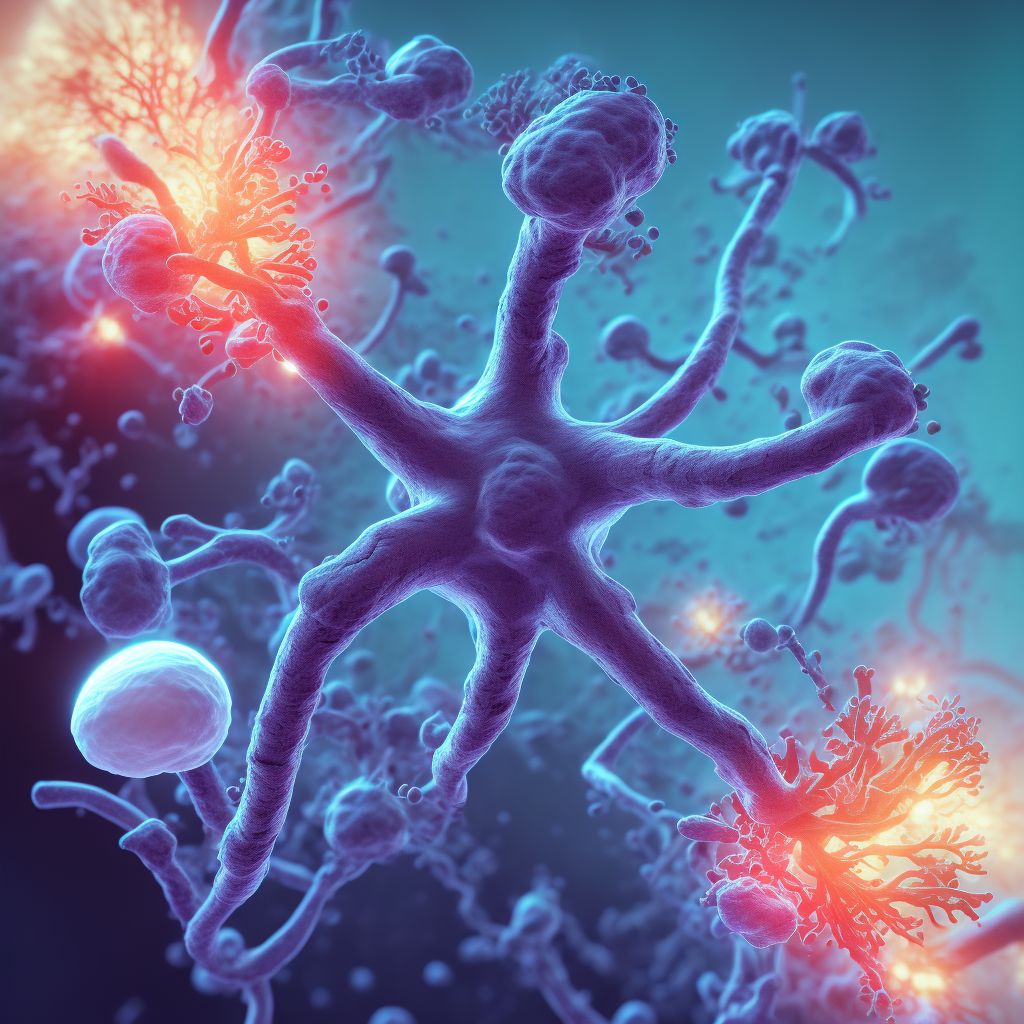 Parkinson's disease digital illustration