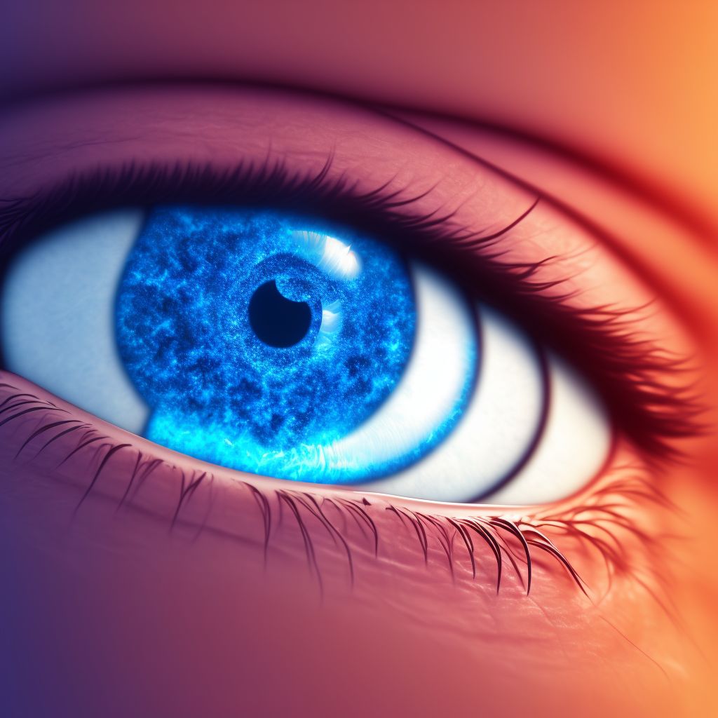 Meibomian gland dysfunction of unspecified eye, unspecified eyelid digital illustration