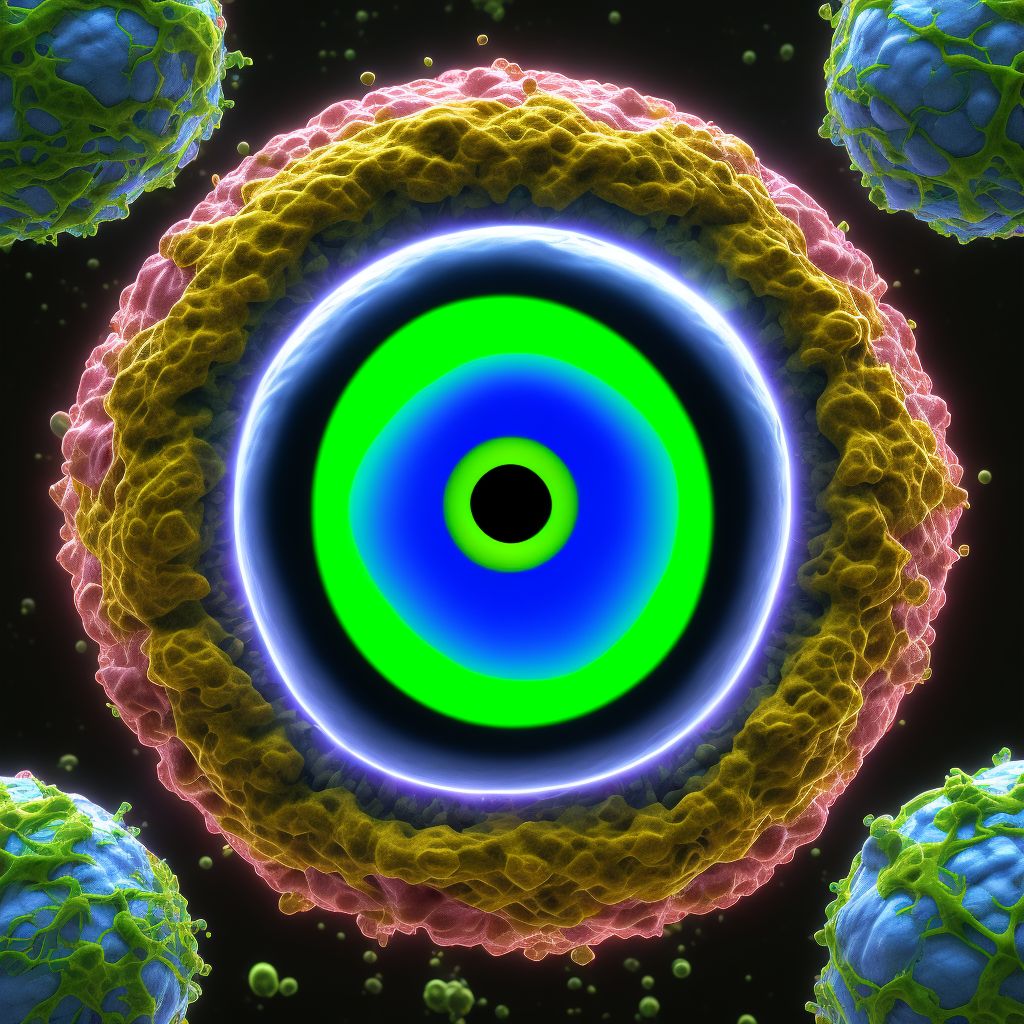 Other retinoschisis and retinal cysts, unspecified eye digital illustration