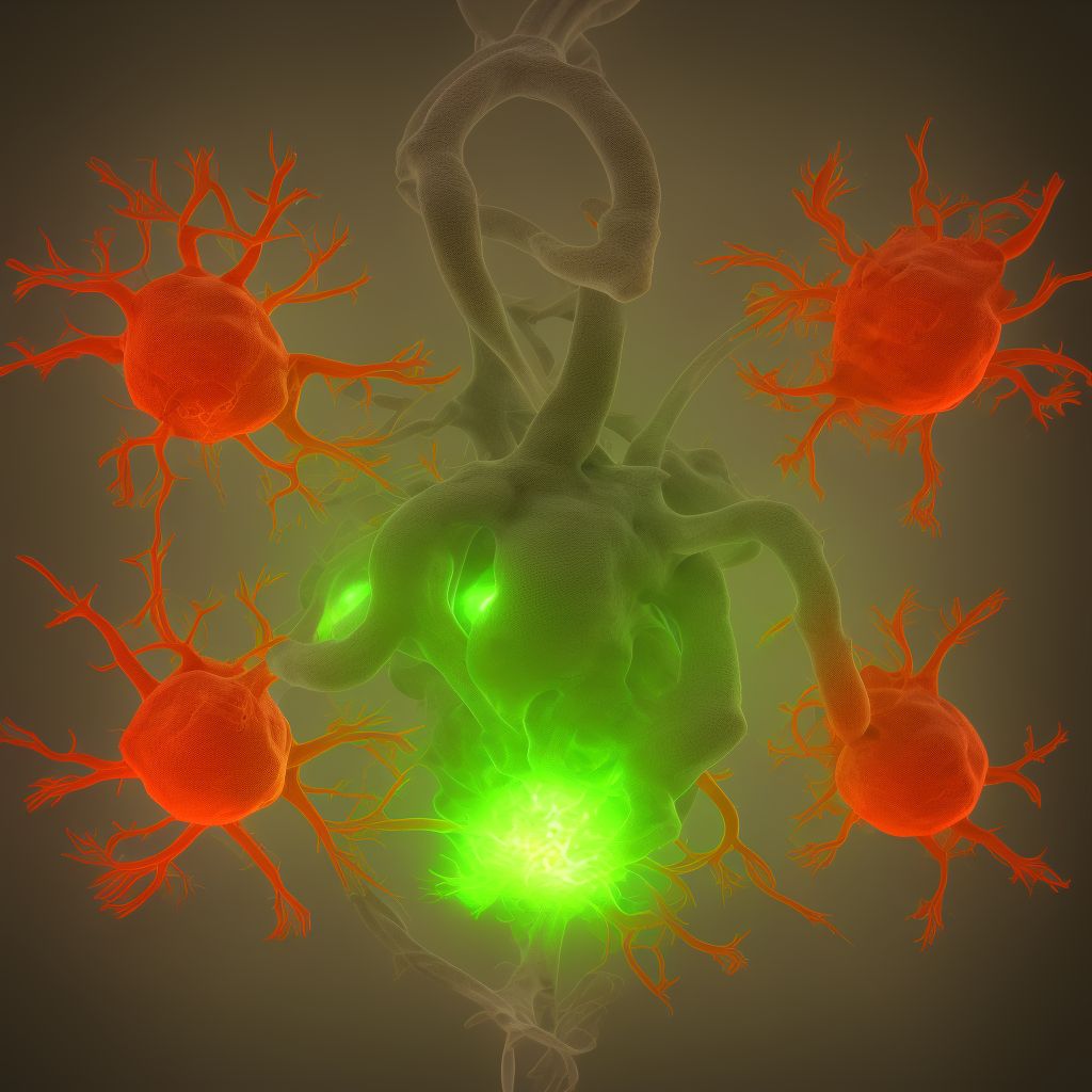 Nonrheumatic aortic valve disorder, unspecified digital illustration