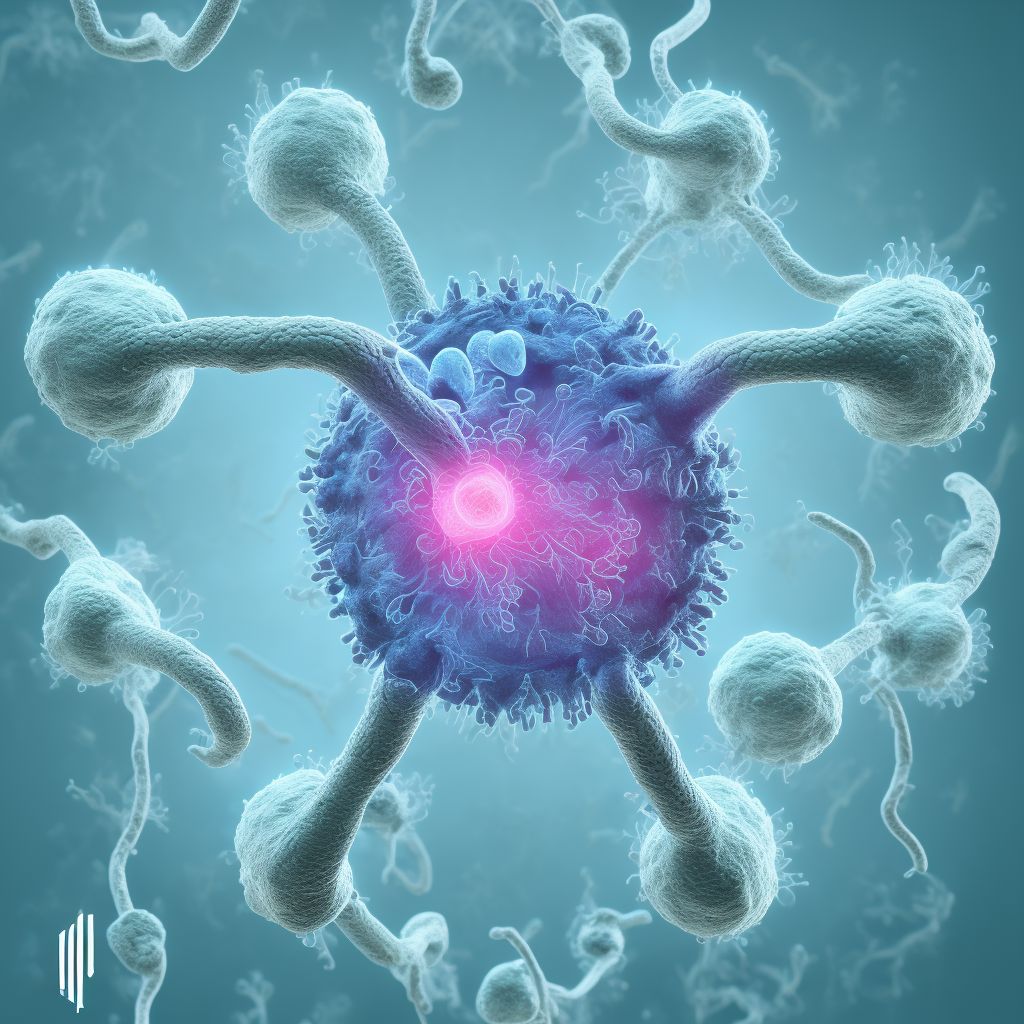 Other ulcerative colitis with other complication digital illustration