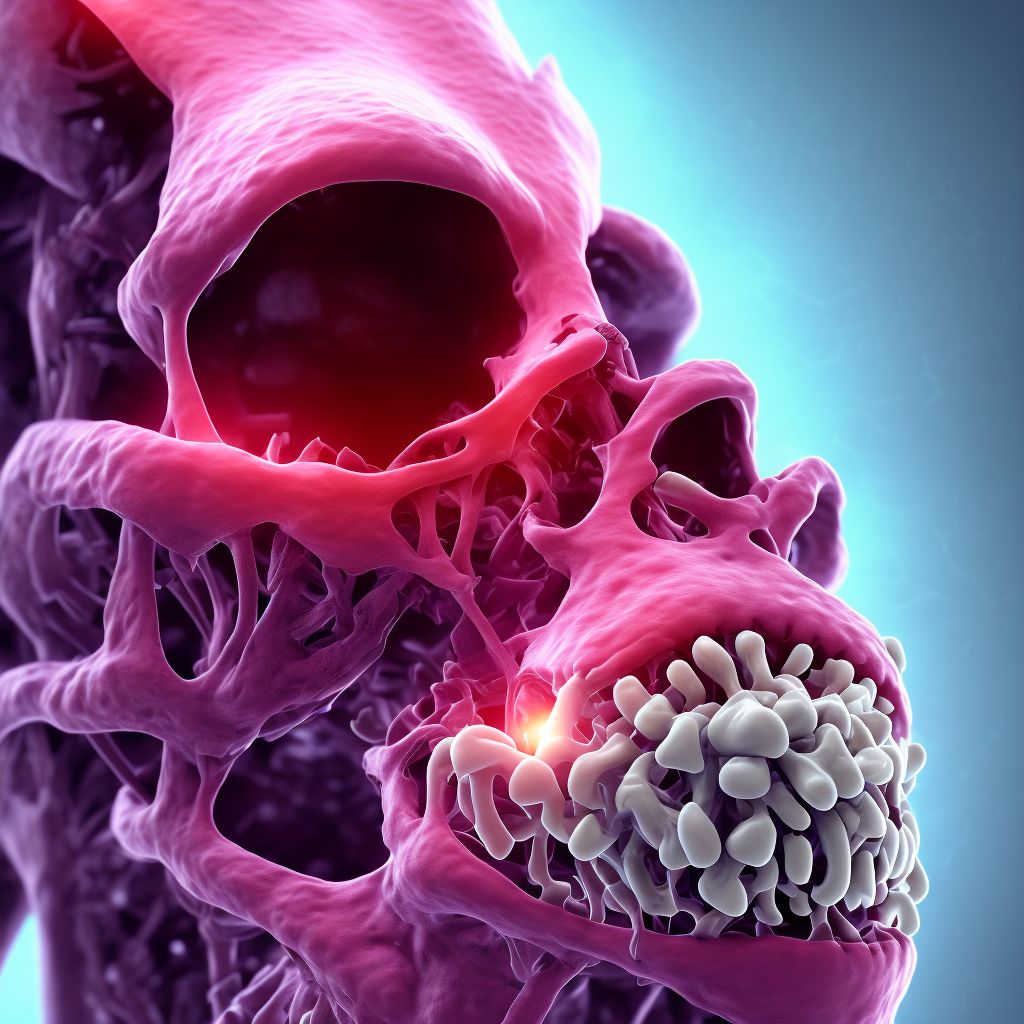 Other streptococcal arthritis, unspecified shoulder digital illustration