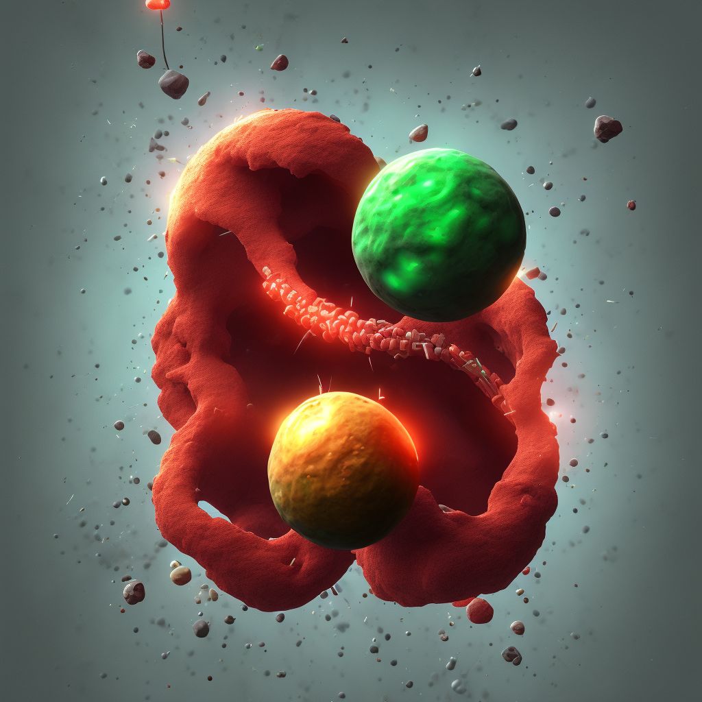 Hemarthrosis, unspecified ankle digital illustration