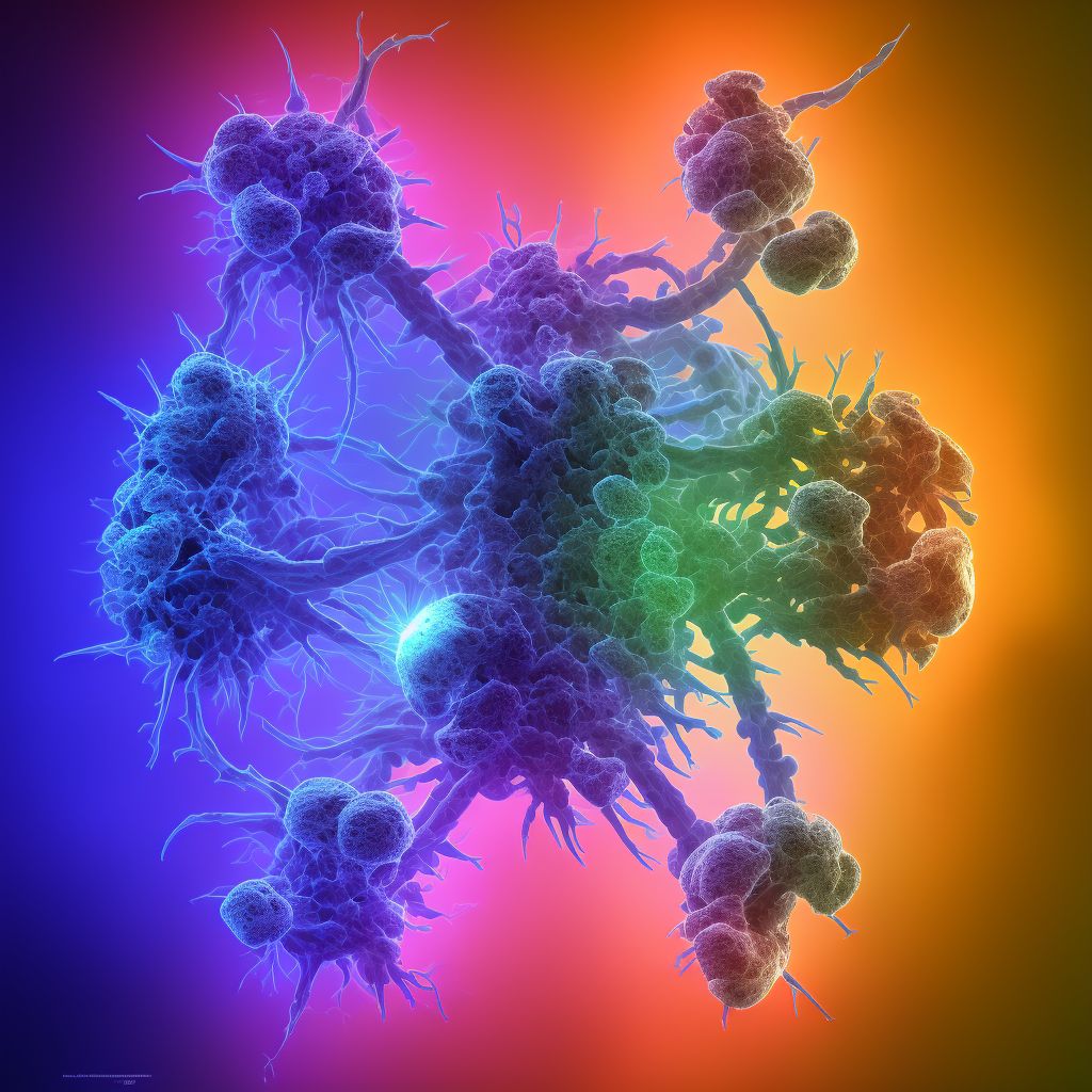 Fusion of spine, lumbosacral region digital illustration