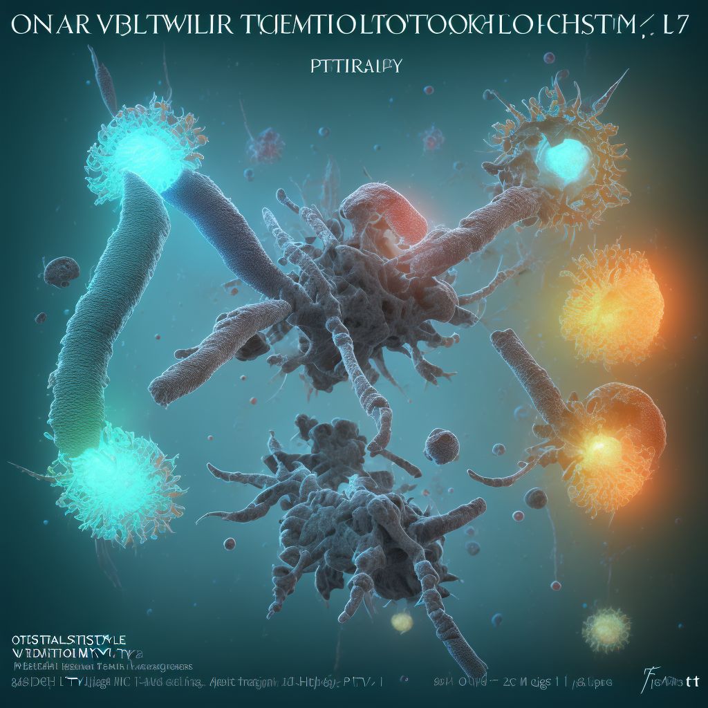 Other osteomyelitis, lower leg digital illustration