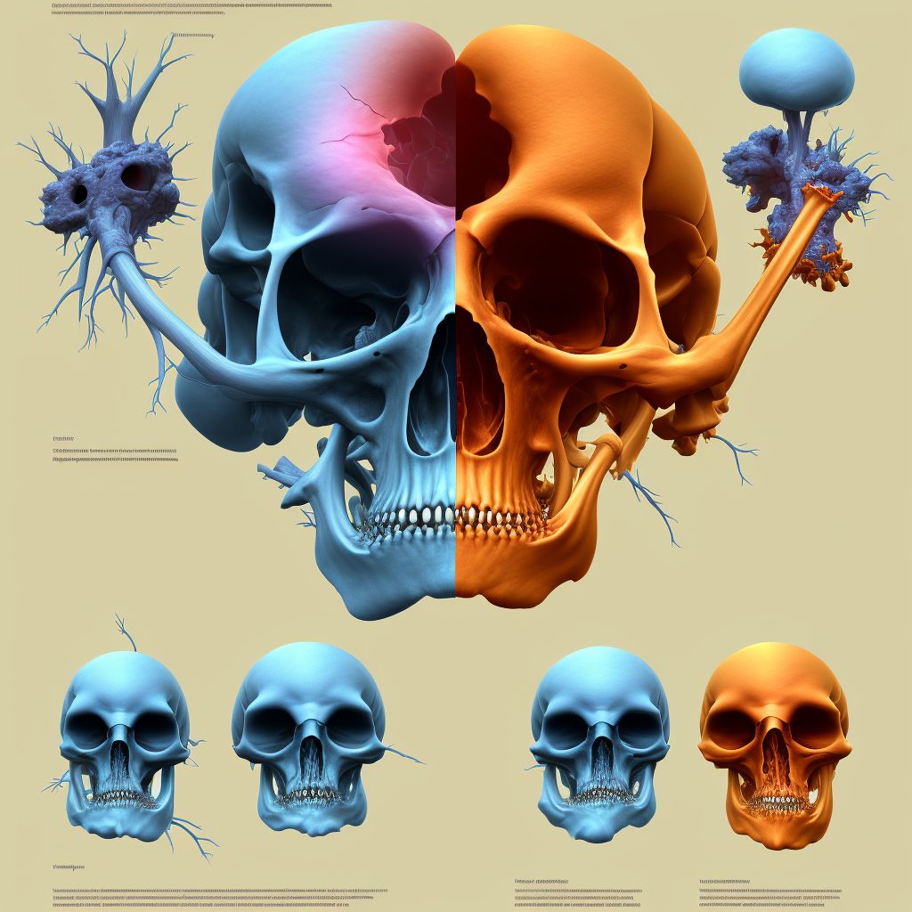 Other disorders of bone development and growth, unspecified shoulder digital illustration