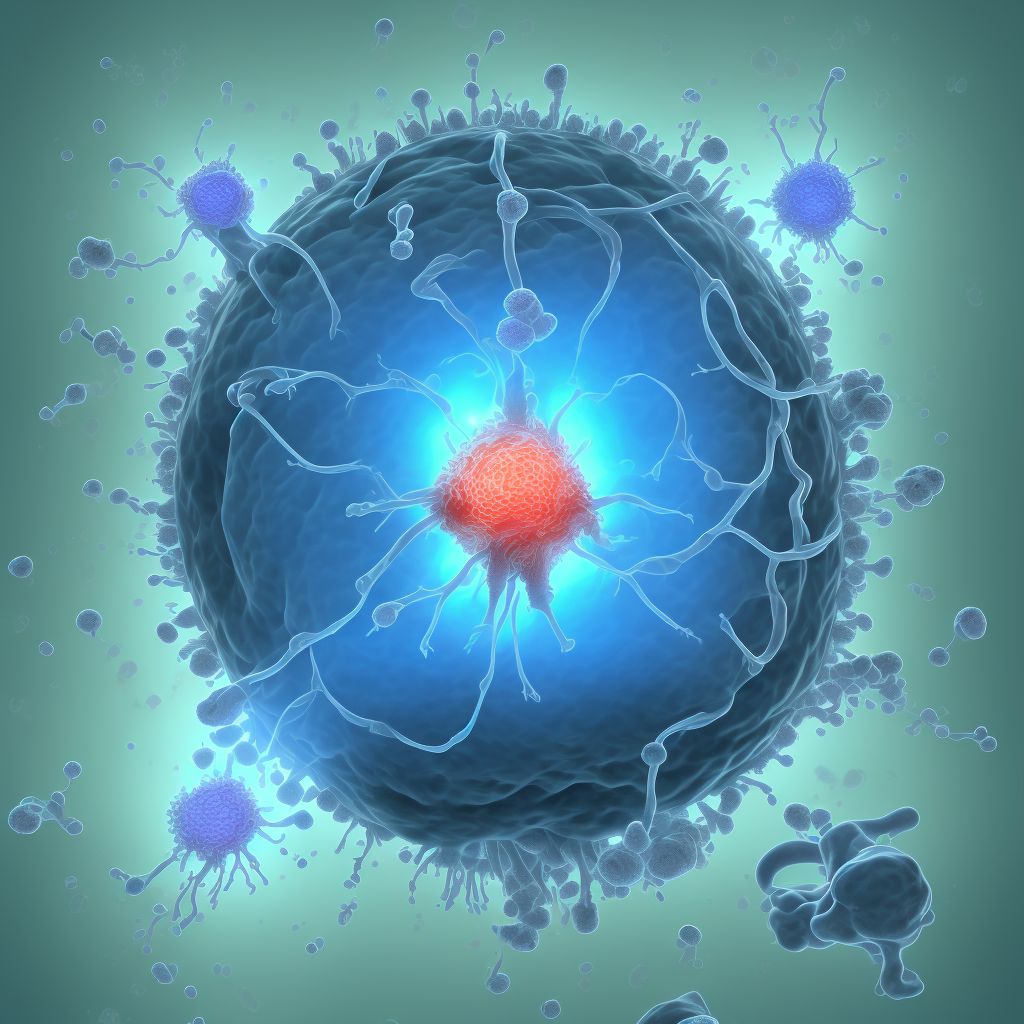 Hydronephrosis with renal and ureteral calculous obstruction digital illustration