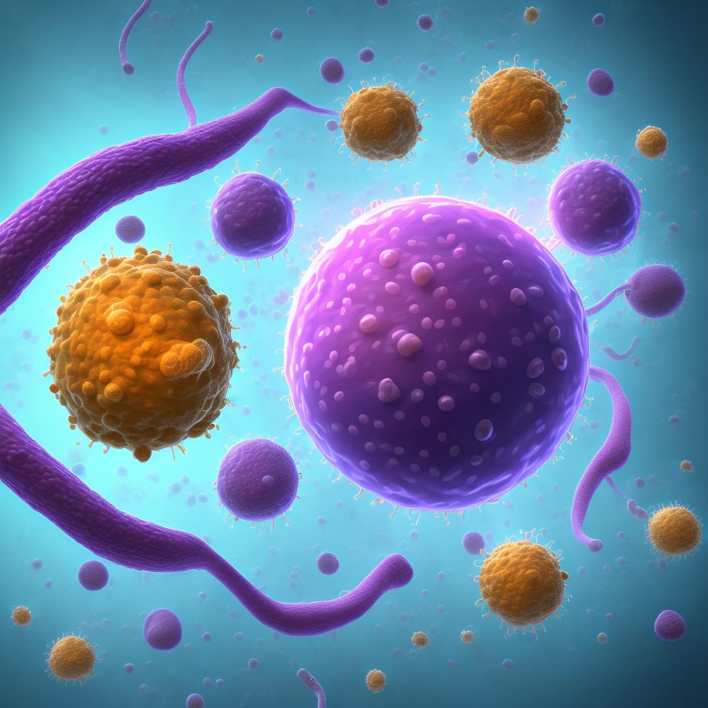 Other specified multiple gestation, unspecified number of placenta and unspecified number of amniotic sacs, unspecified trimester digital illustration