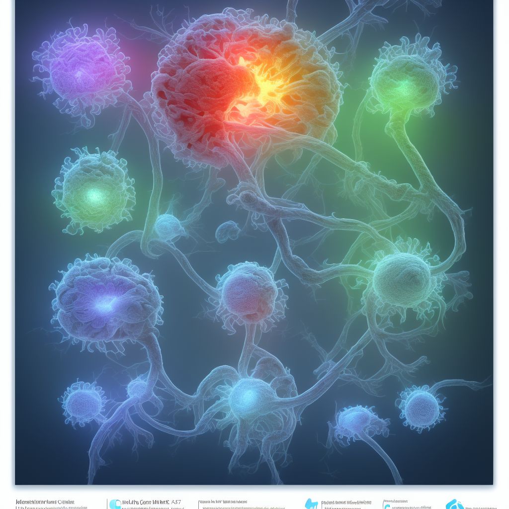 Maternal care for (suspected) central nervous system malformation or damage in fetus, encephalocele, fetus 5 digital illustration