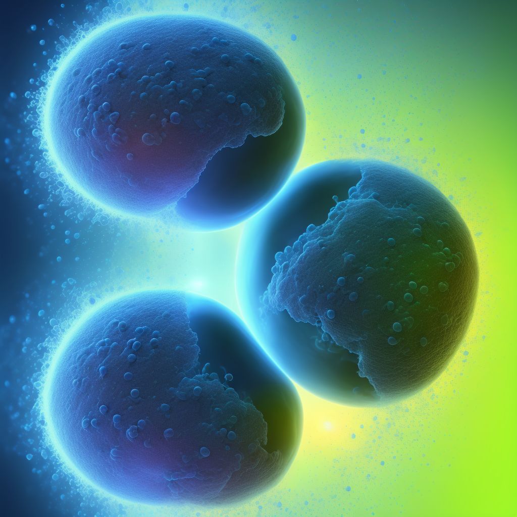 Other specified disorders of amniotic fluid and membranes, second trimester, not applicable or unspecified digital illustration