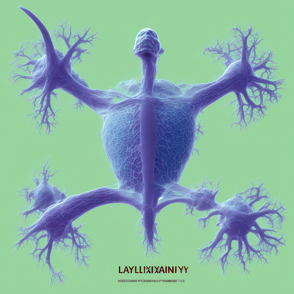 Web of larynx digital illustration
