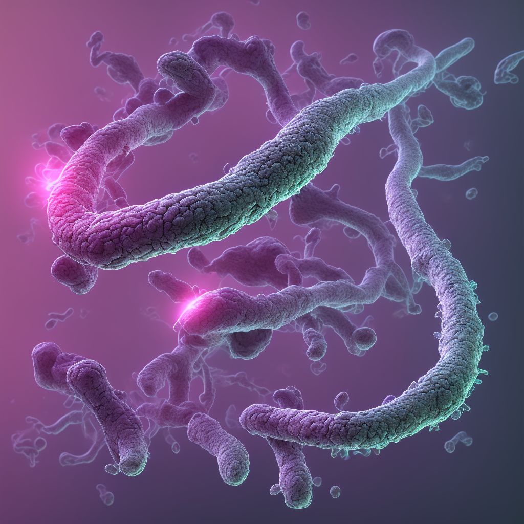 Congenital absence, atresia and stenosis of small intestine, part unspecified digital illustration