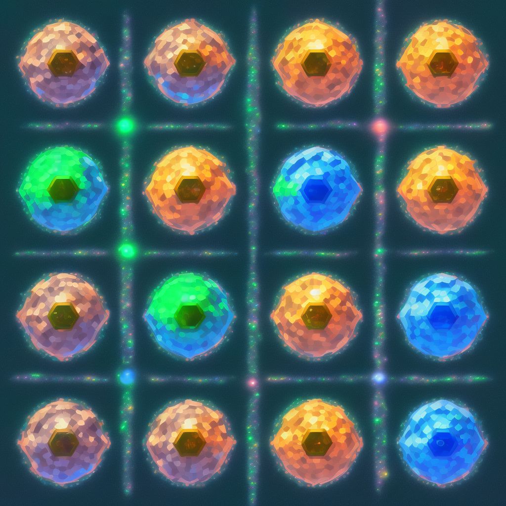 Whole chromosome trisomy, mosaicism (mitotic nondisjunction) digital illustration