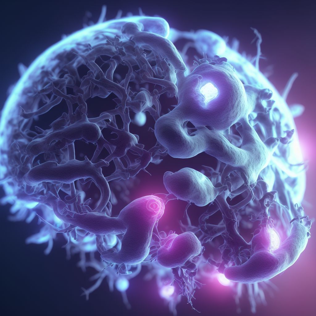 Periumbilical pain digital illustration