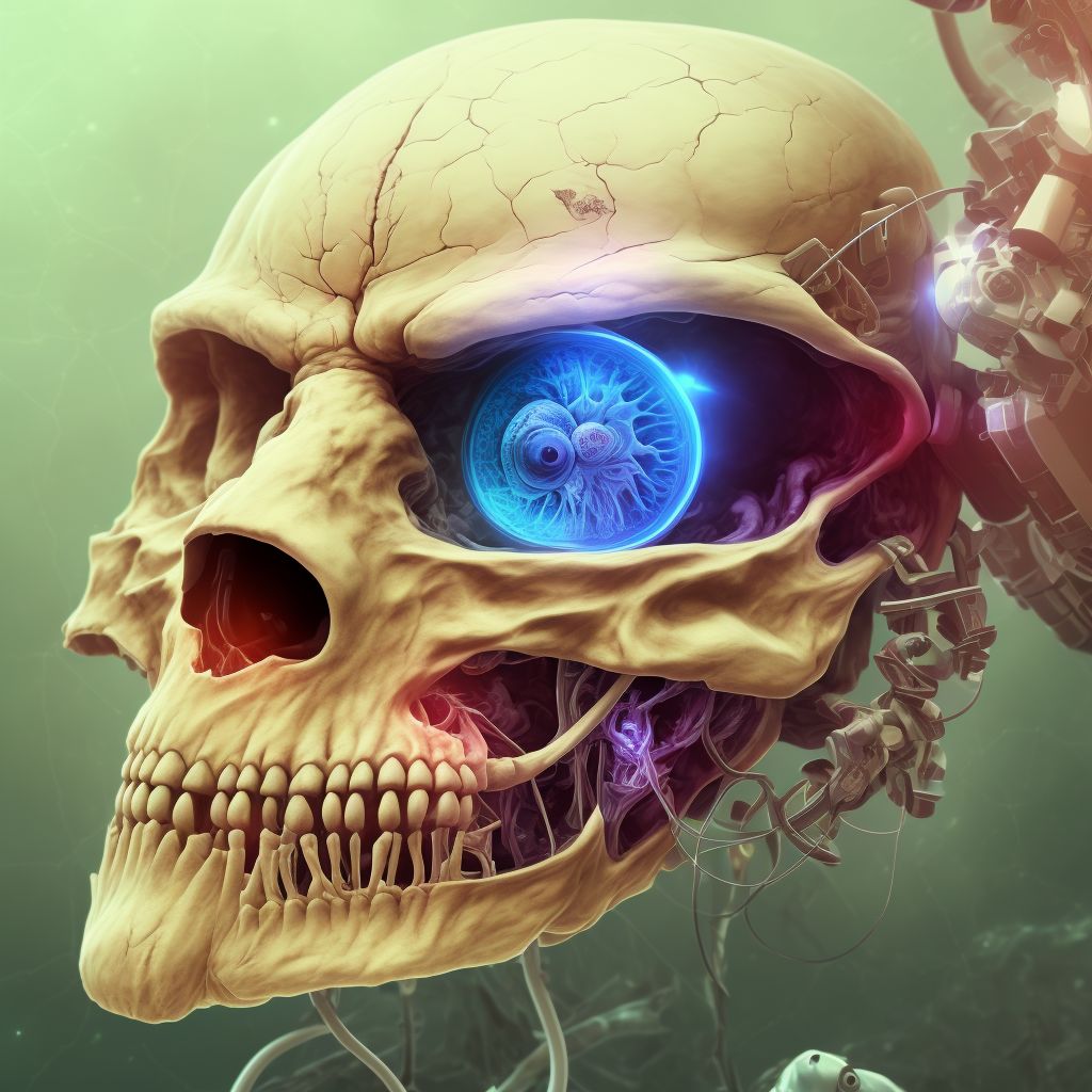 Coma scale, eyes open, to pain, at hospital admission digital illustration
