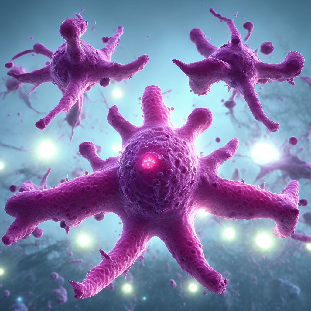 Complex febrile convulsions digital illustration