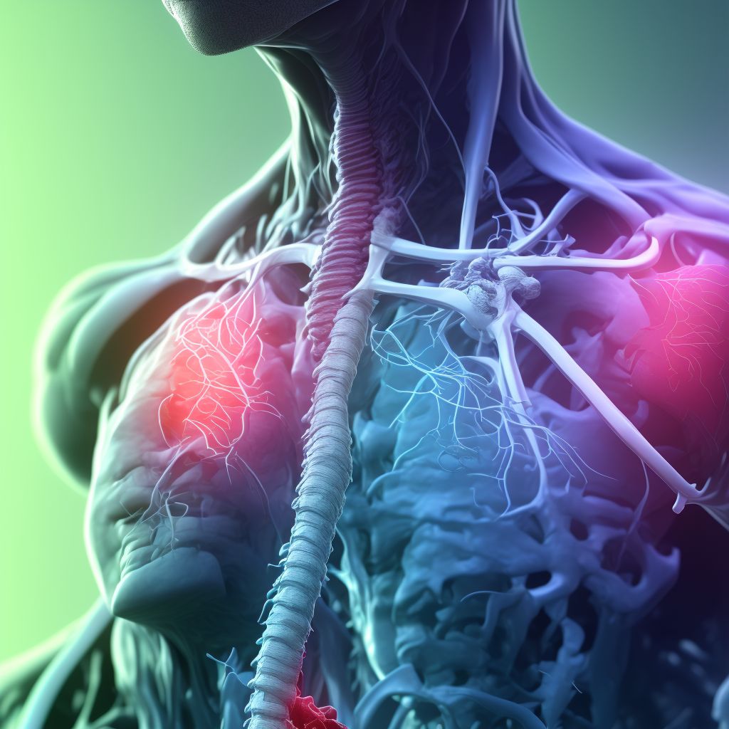 Unspecified injury of unspecified internal jugular vein, subsequent encounter digital illustration