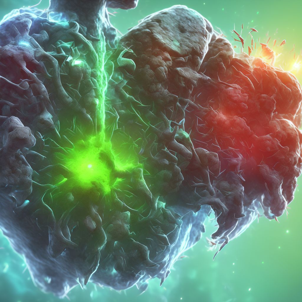 Abrasion of left back wall of thorax, initial encounter digital illustration
