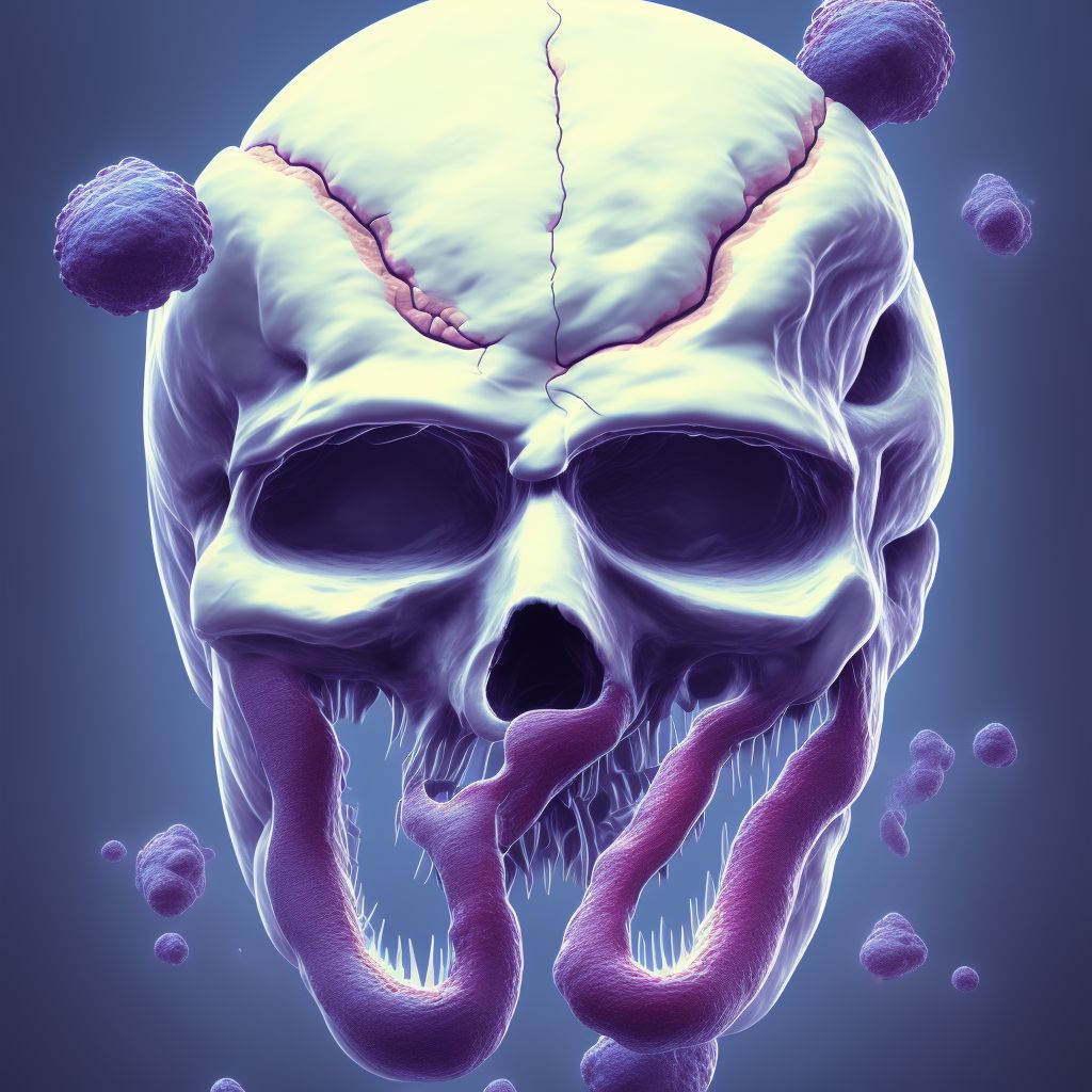 Moderate laceration of head of pancreas, subsequent encounter digital illustration