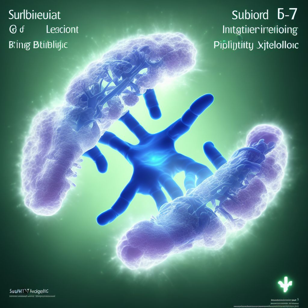 Subluxation of unspecified interphalangeal joint of left ring finger, subsequent encounter digital illustration