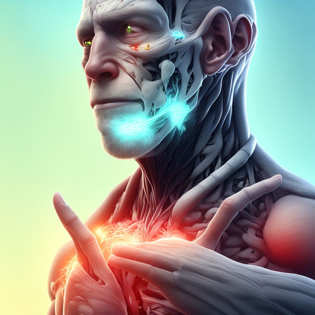 Unspecified injury of intrinsic muscle, fascia and tendon of right little finger at wrist and hand level, sequela digital illustration