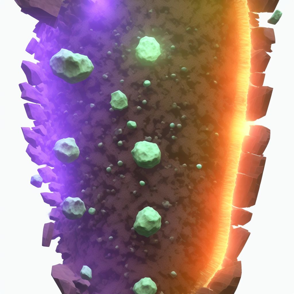 Nondisplaced spiral fracture of shaft of left tibia, initial encounter for open fracture type IIIA, IIIB, or IIIC digital illustration