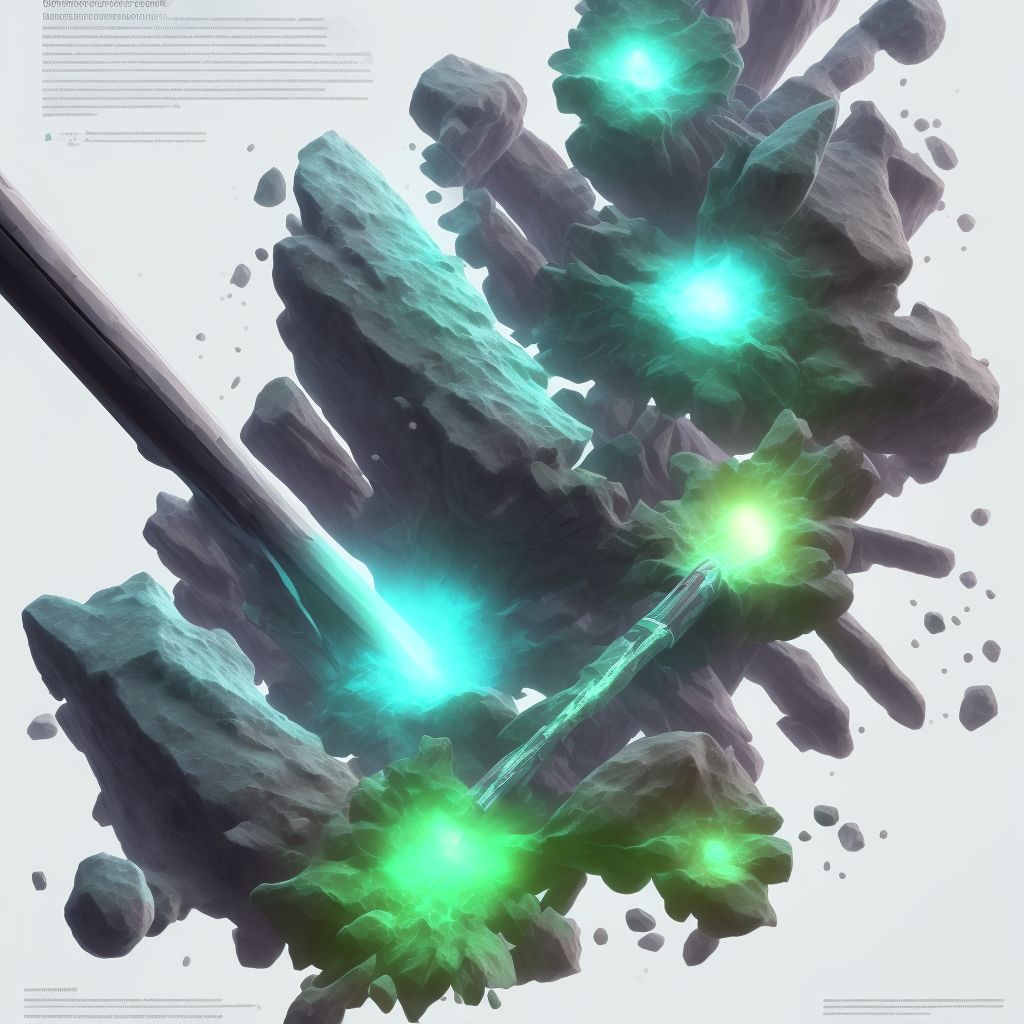 Unspecified fracture of shaft of right fibula, sequela digital illustration