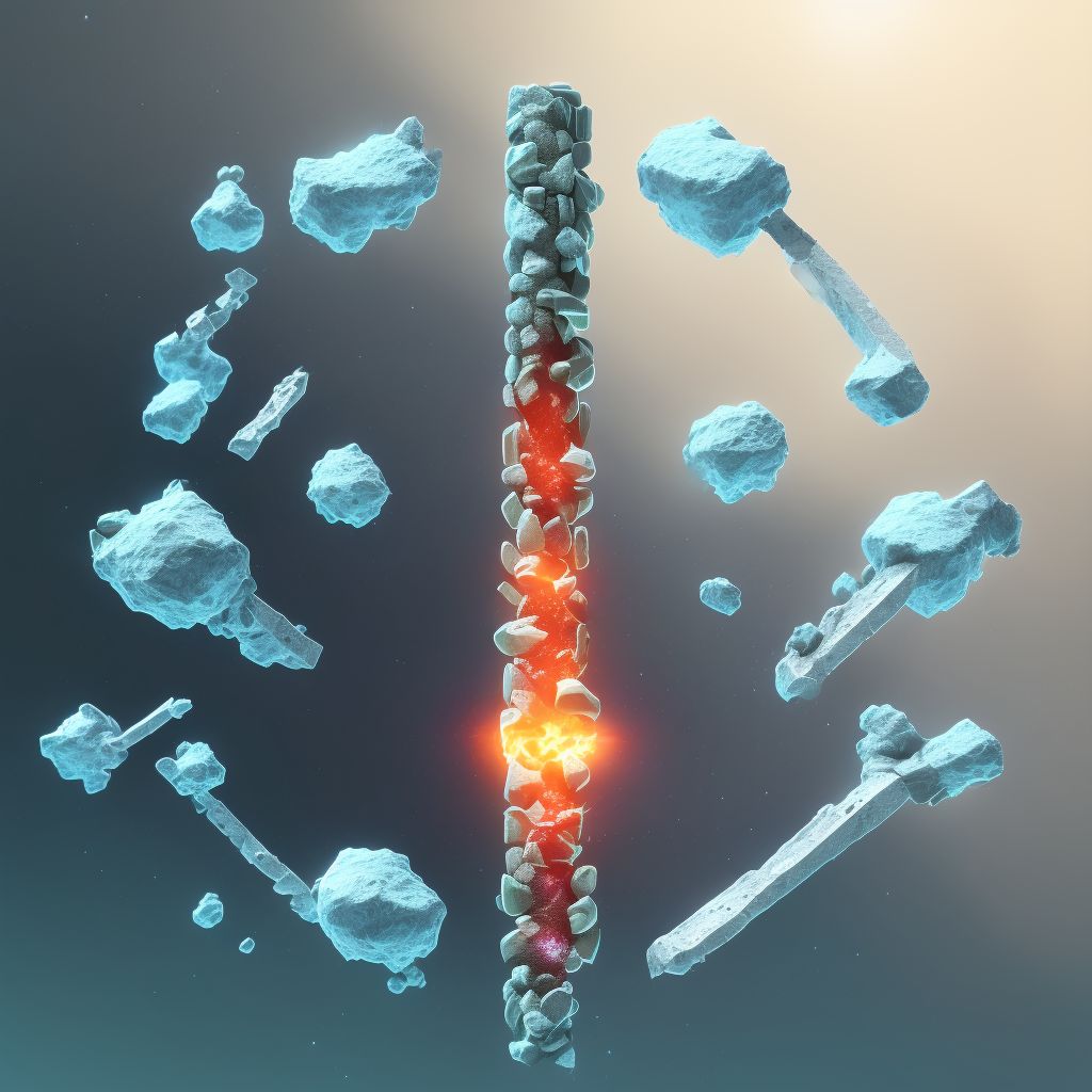 Unspecified fracture of shaft of unspecified fibula, initial encounter for closed fracture digital illustration