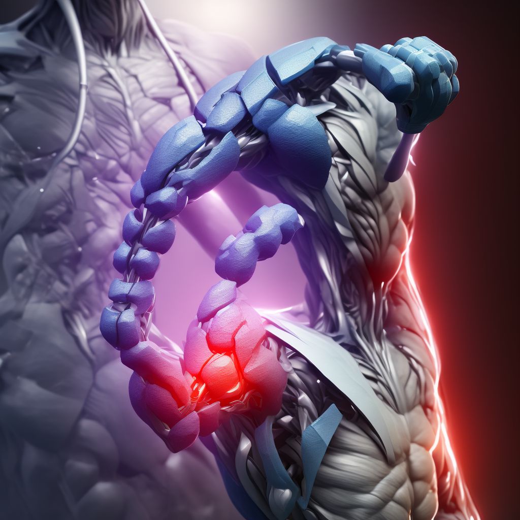 Laceration of other muscle(s) and tendon(s) at lower leg level, unspecified leg, initial encounter digital illustration