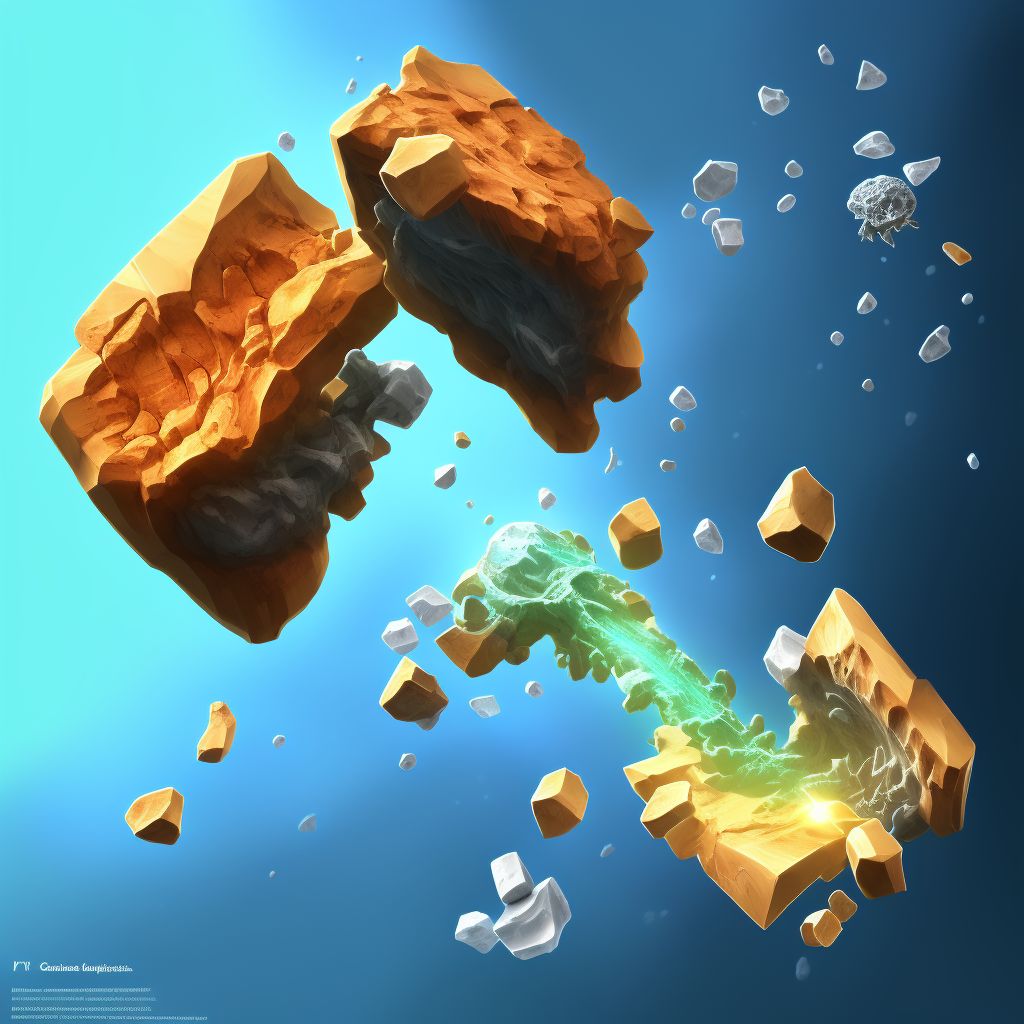Nondisplaced fracture of cuboid bone of right foot, sequela digital illustration