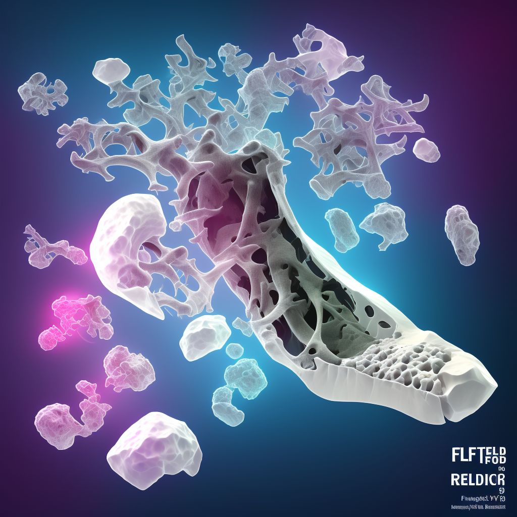 Nondisplaced fracture of cuboid bone of left foot, sequela digital illustration