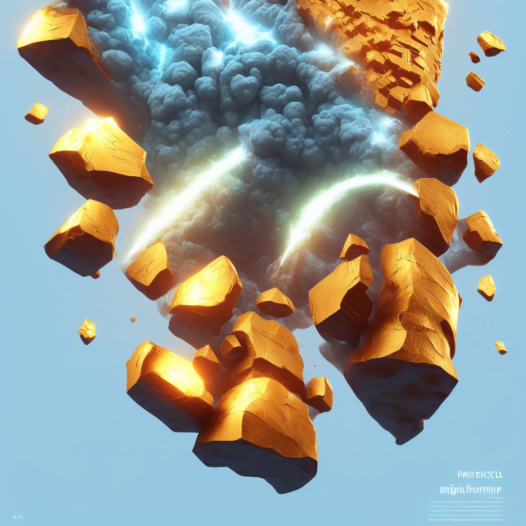 Displaced fracture of intermediate cuneiform of unspecified foot, sequela digital illustration