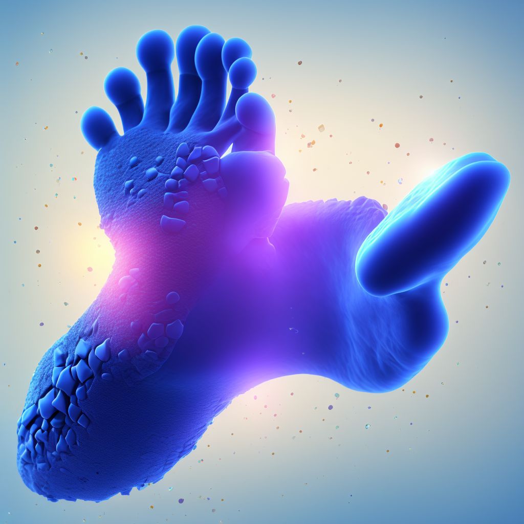 Nondisplaced fracture of navicular [scaphoid] of unspecified foot, subsequent encounter for fracture with routine healing digital illustration