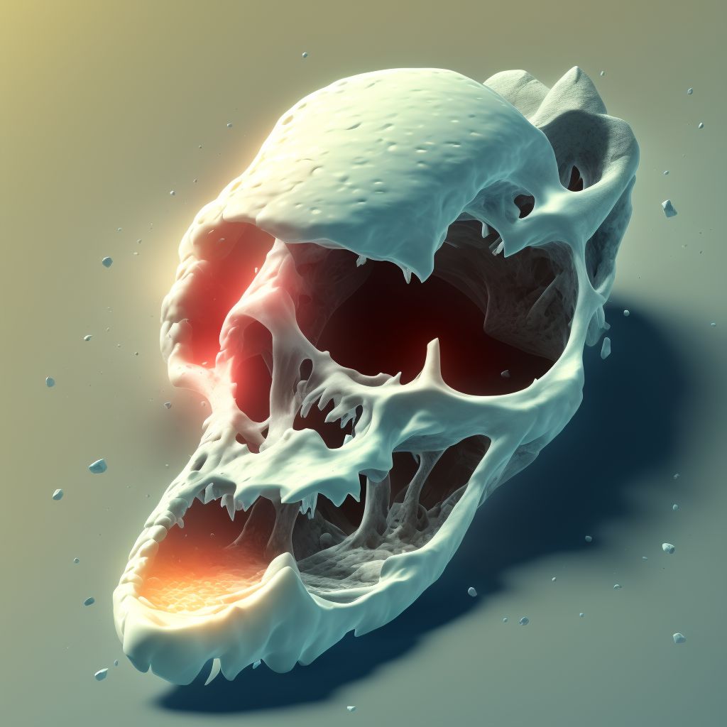 Fracture of unspecified metatarsal bone(s), right foot, sequela digital illustration