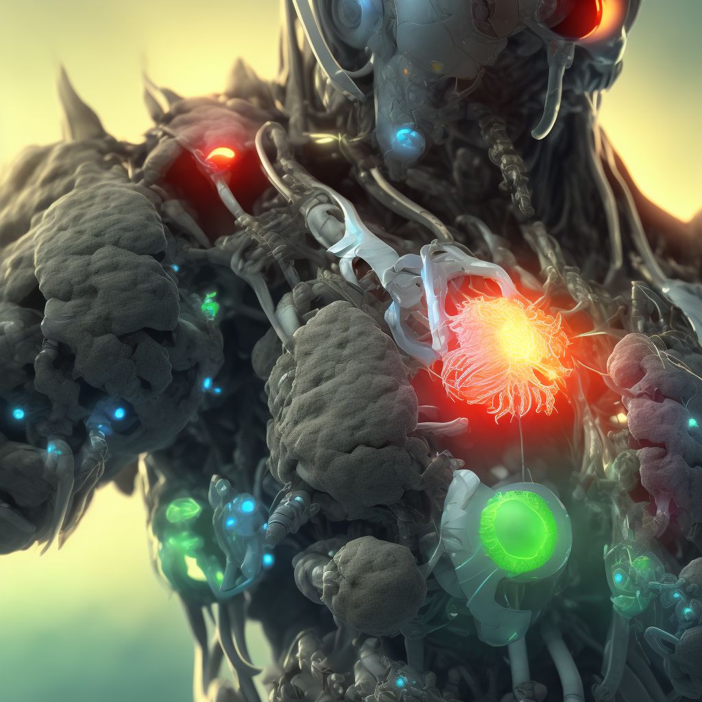 Foreign body in other parts of genitourinary tract, subsequent encounter digital illustration