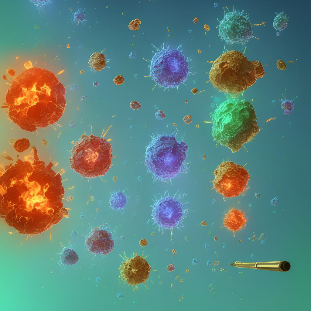 Burn of first degree of left lower leg, sequela digital illustration