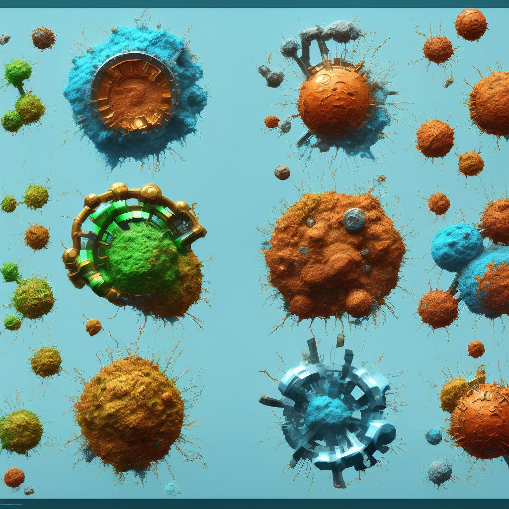 Corrosion of other parts of alimentary tract, sequela digital illustration