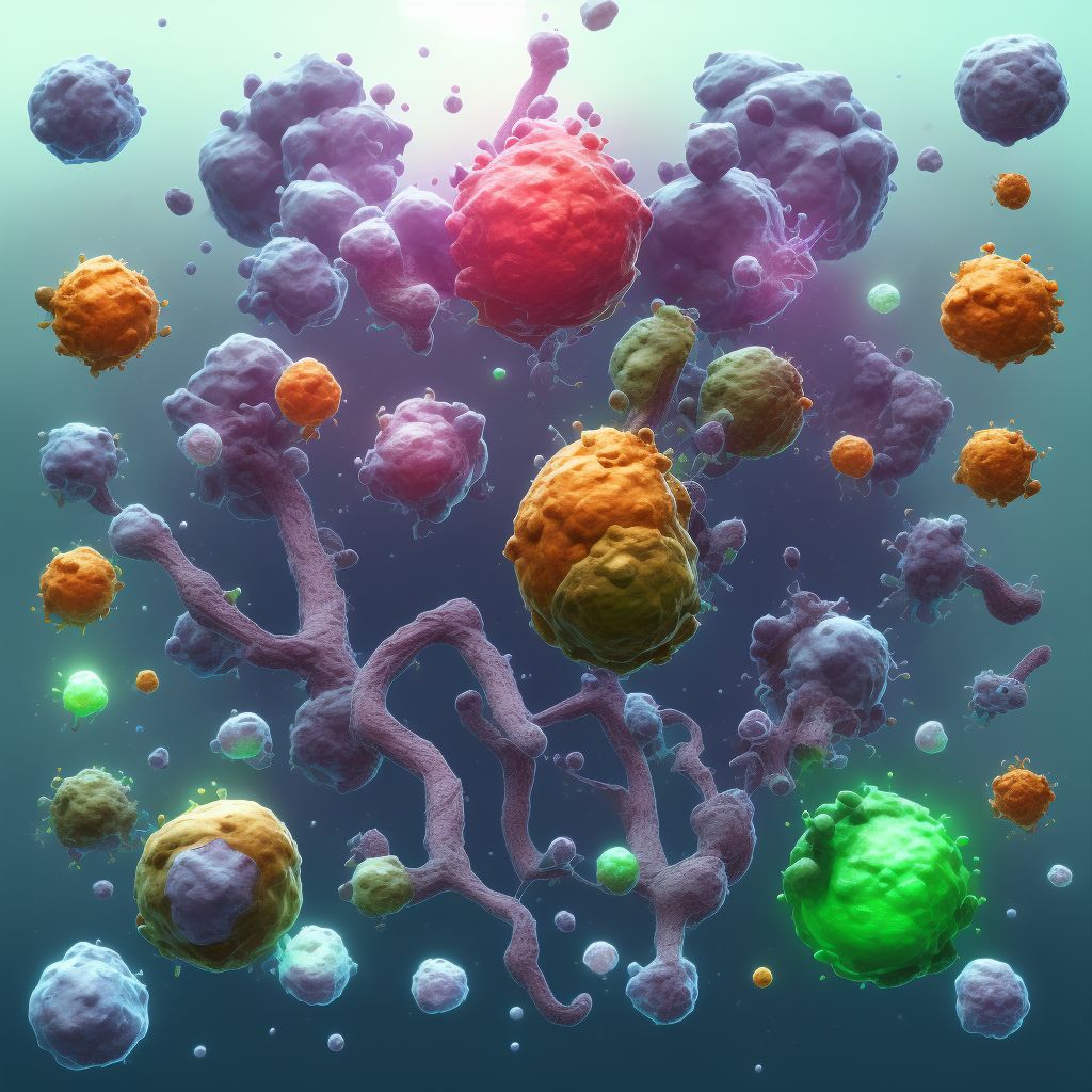 Poisoning by unspecified systemic antibiotic, accidental (unintentional), sequela digital illustration