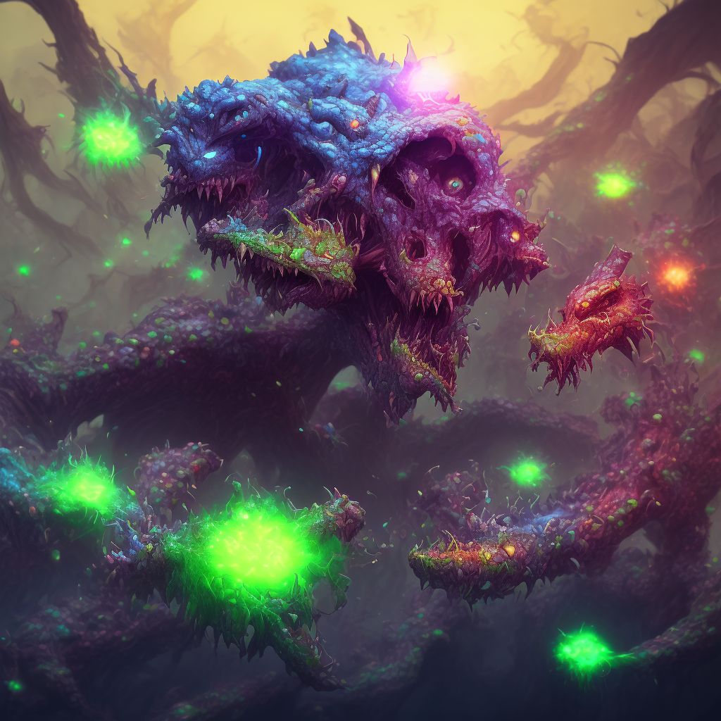 Poisoning by lysergide [LSD], accidental (unintentional), initial encounter digital illustration