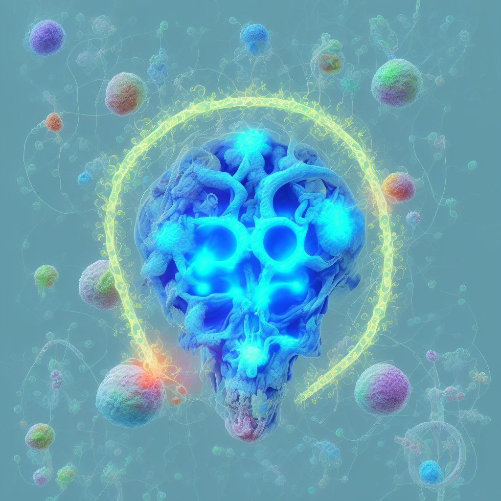 Underdosing of unspecified psychodysleptics [hallucinogens], sequela digital illustration