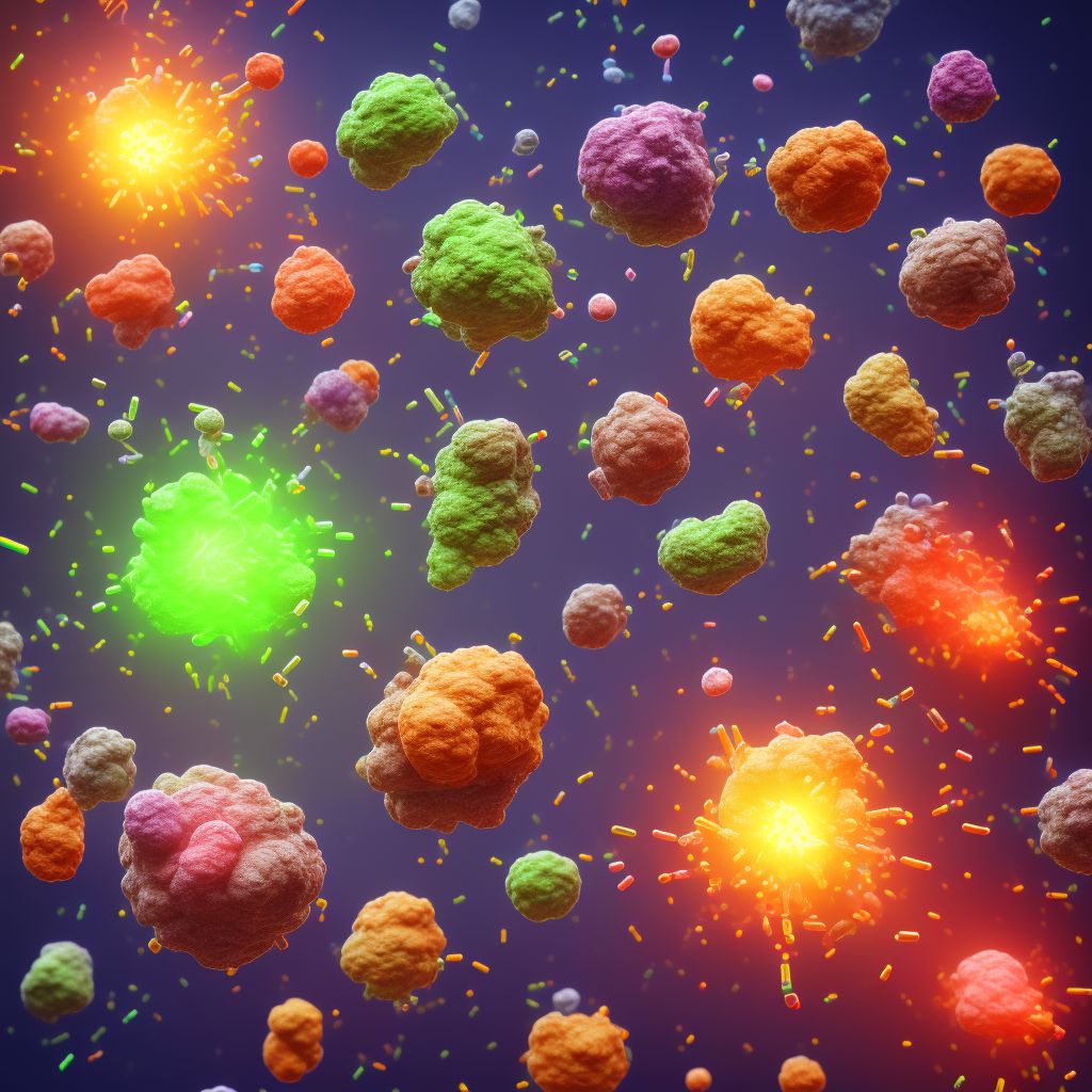 Underdosing of vitamins, sequela digital illustration