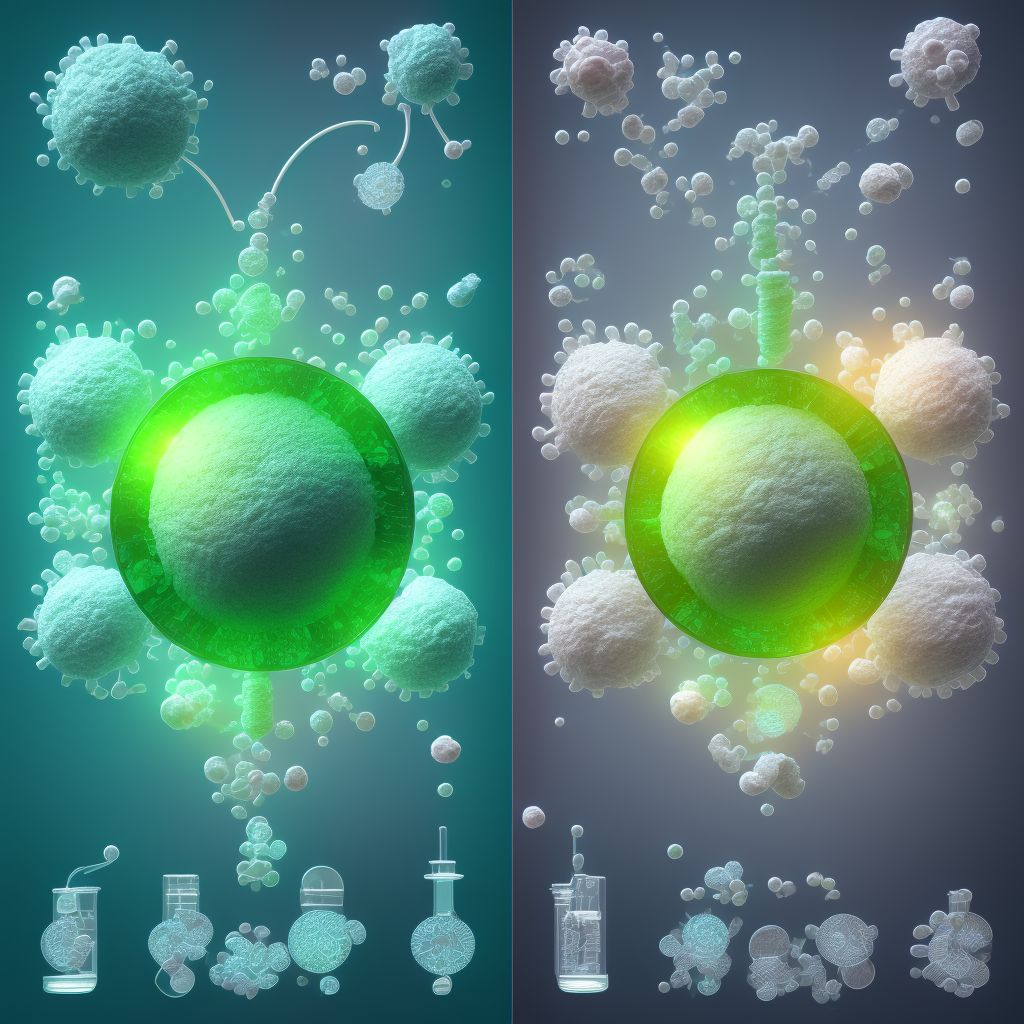 Underdosing of saline and osmotic laxatives, sequela digital illustration