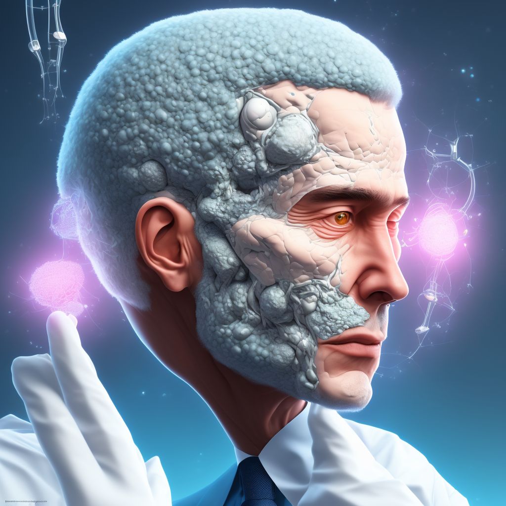 Underdosing of keratolytics, keratoplastics, and other hair treatment drugs and preparations, subsequent encounter digital illustration