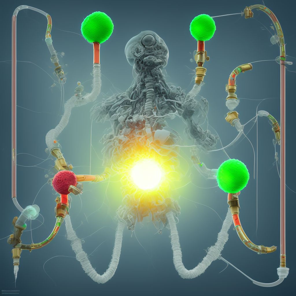Breakdown (mechanical) of cystostomy catheter, subsequent encounter digital illustration