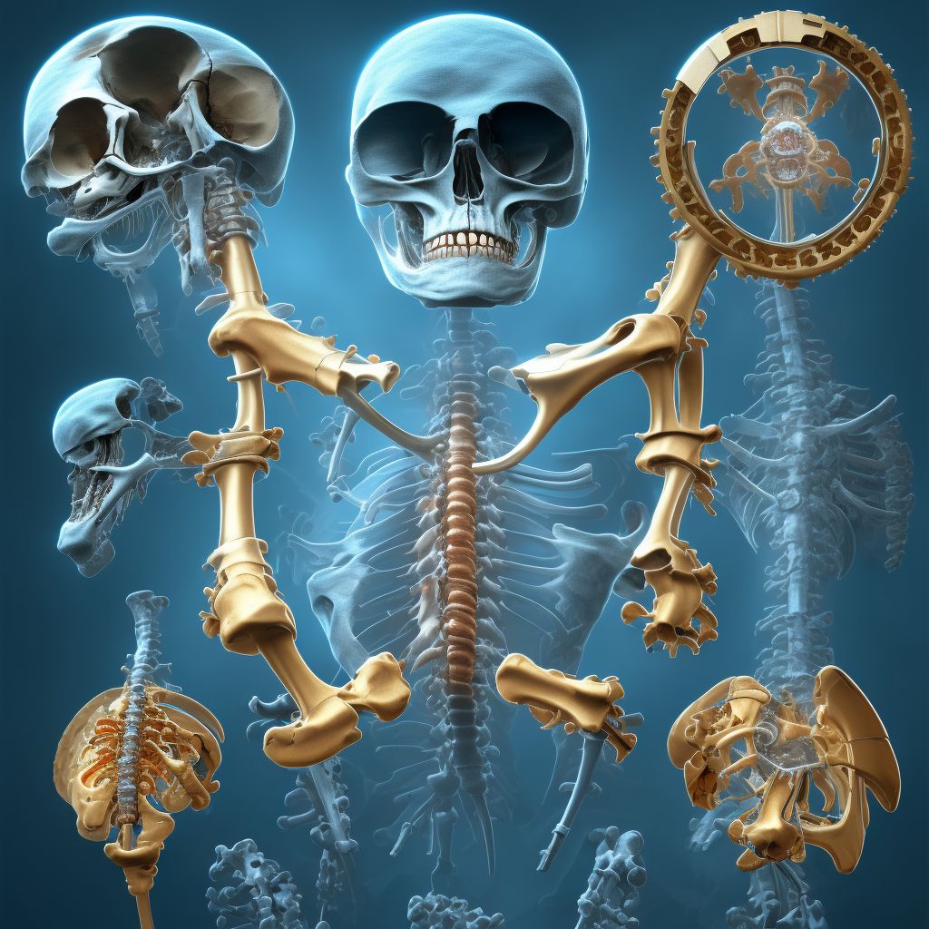 Other mechanical complication of internal fixation device of other bones, initial encounter digital illustration