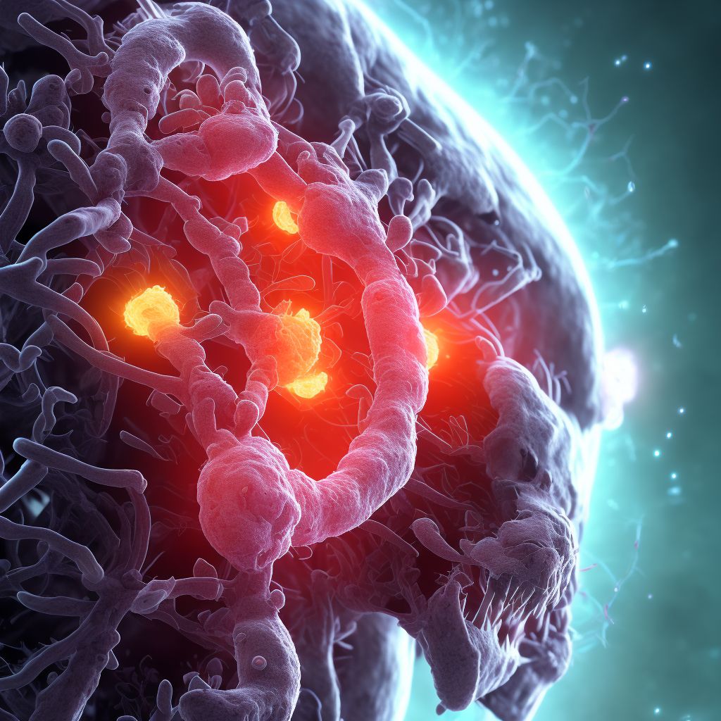 Infection and inflammatory reaction due to cranial or spinal infusion catheter, subsequent encounter digital illustration